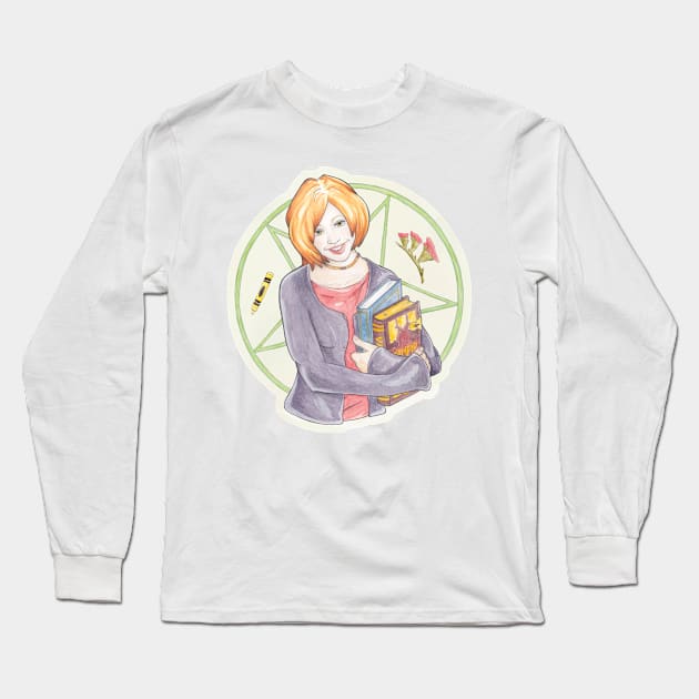 Willow Rosenberg from Buffy The Vampire Slayer Long Sleeve T-Shirt by arosecast